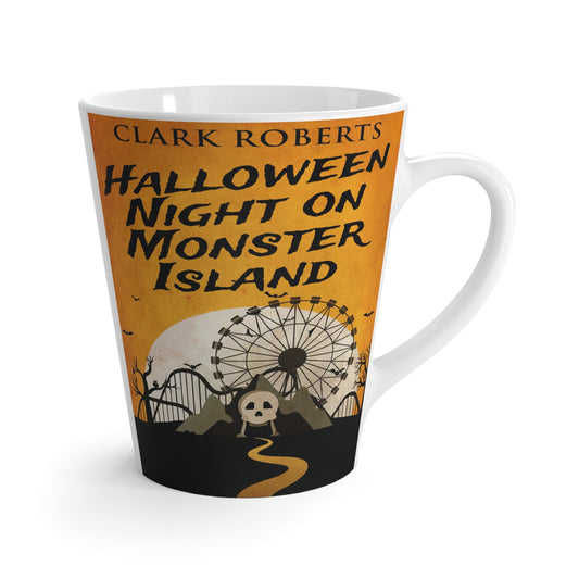 Halloween Night On Monster Island - Latte Mug