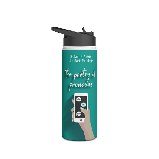 The Poetry of Pronouns - Stainless Steel Water Bottle