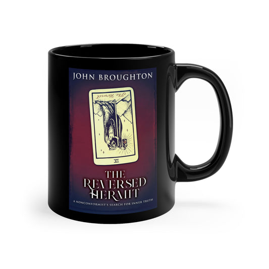 The Reversed Hermit - Black Coffee Mug