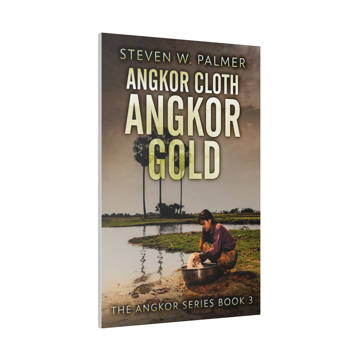 Angkor Cloth, Angkor Gold - Canvas