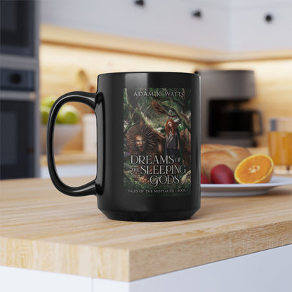 Dreams of the Sleeping Gods - Black Coffee Mug