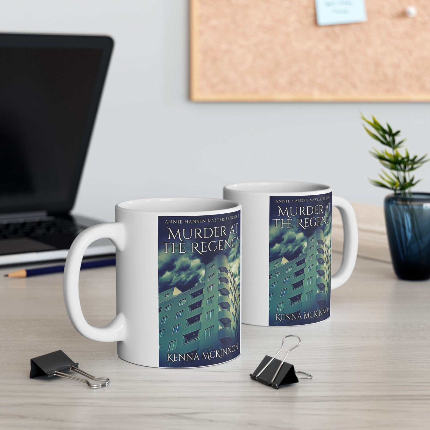 Murder At The Regency - White Coffee Mug