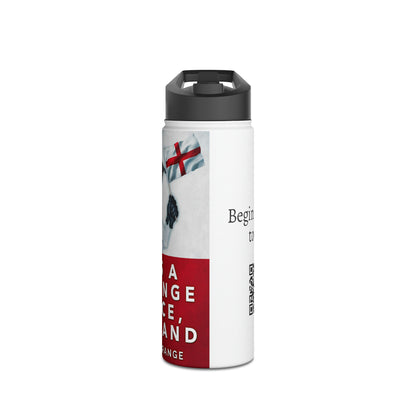 It's A Strange Place, England - Stainless Steel Water Bottle