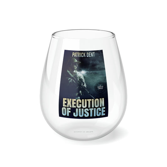 Execution of Justice - Stemless Wine Glass, 11.75oz