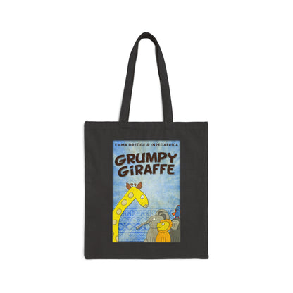 Grumpy Giraffe - Cotton Canvas Tote Bag