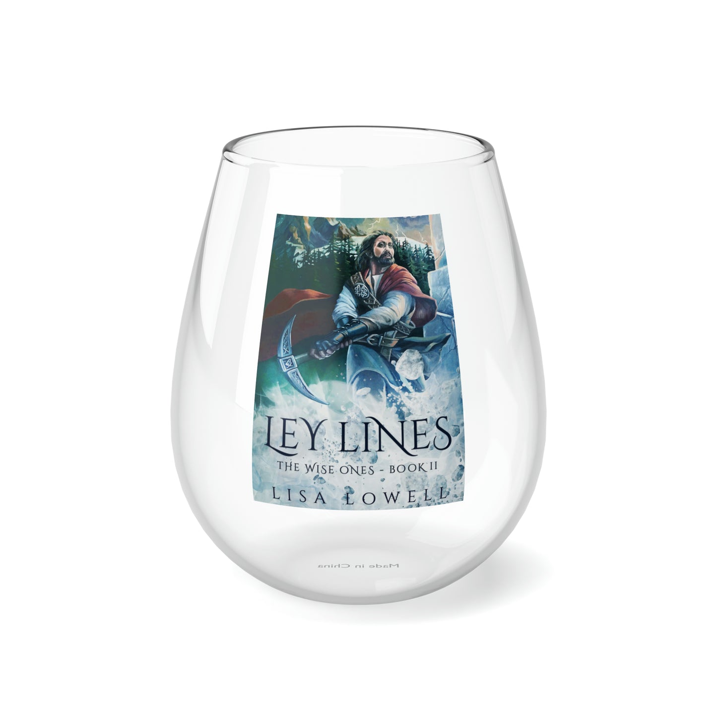 Ley Lines - Stemless Wine Glass, 11.75oz