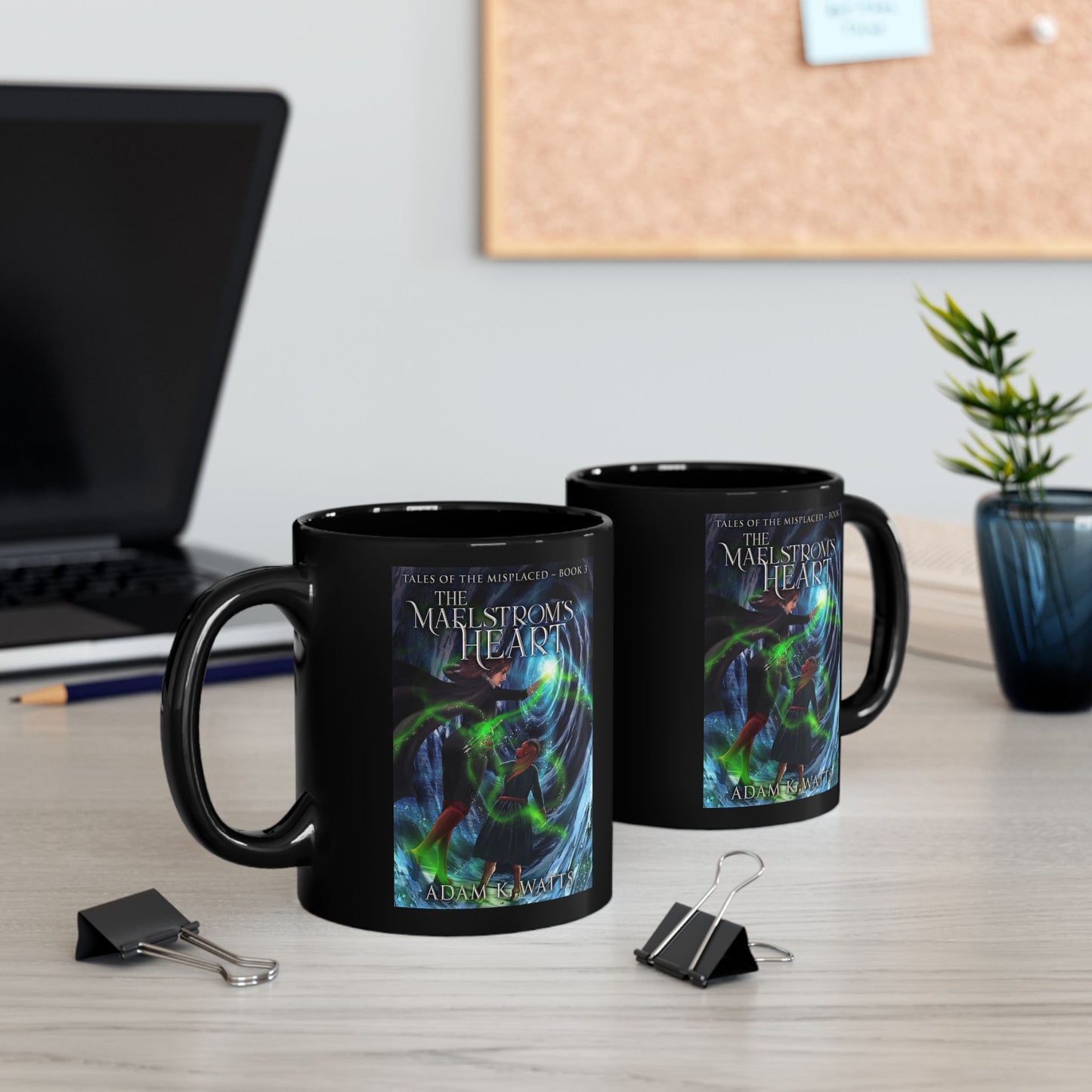 The Maelstrom's Heart - Black Coffee Mug