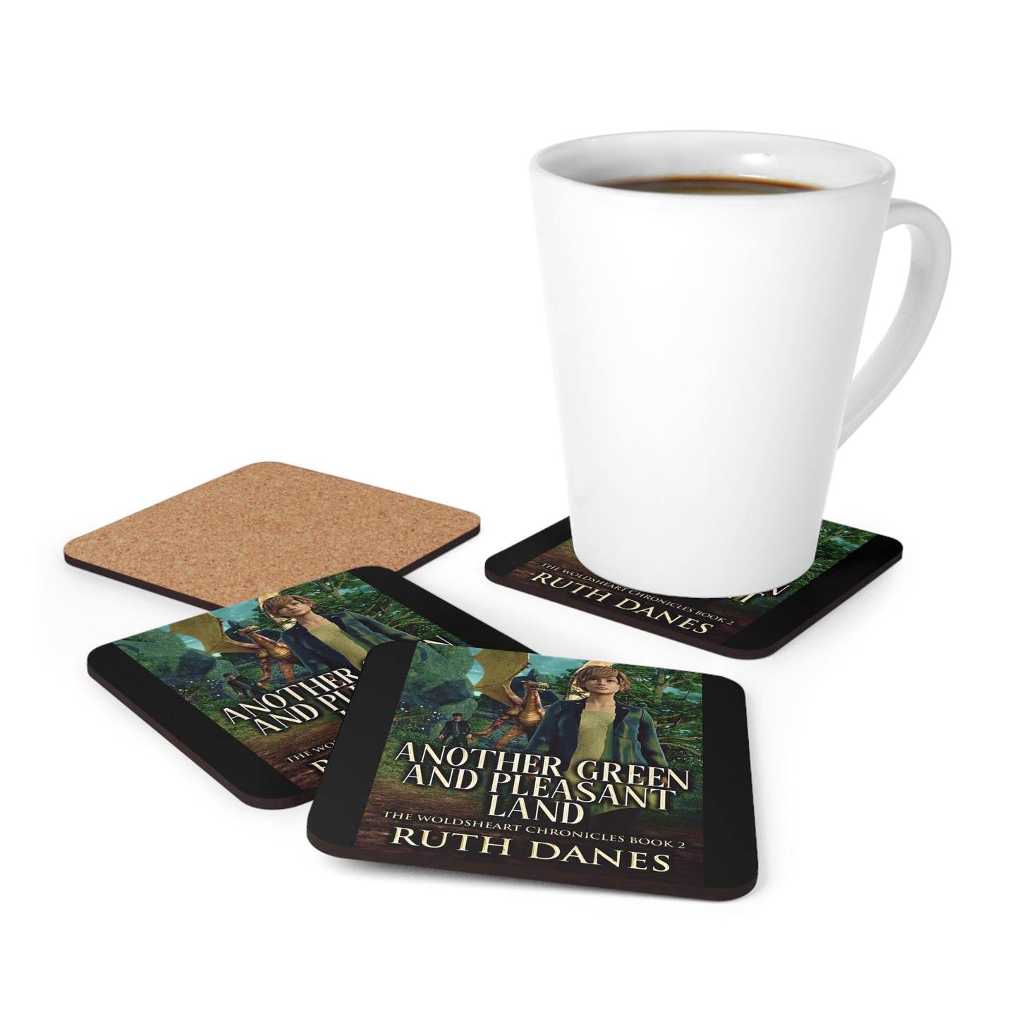 Another Green and Pleasant Land - Corkwood Coaster Set