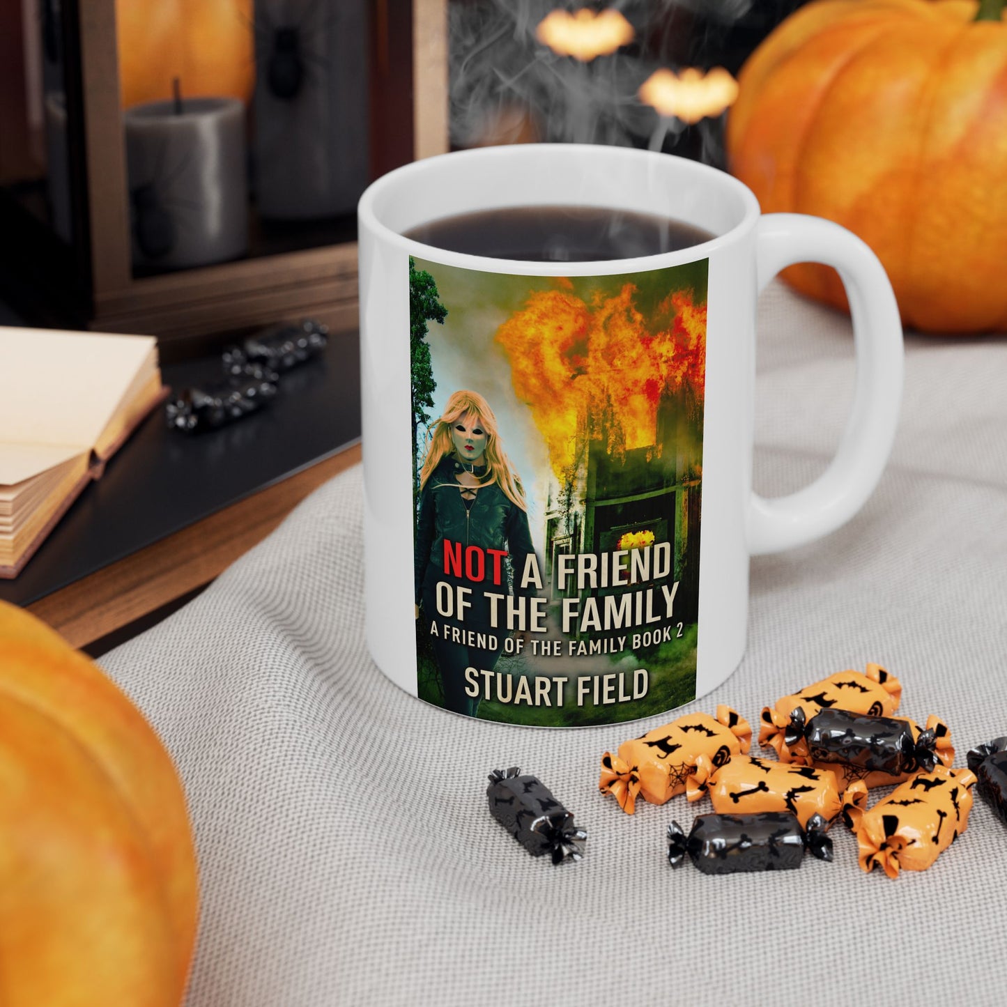 Not A Friend Of The Family - White Coffee Mug