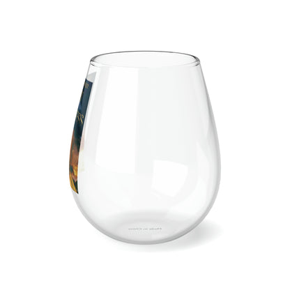 Only In Darkness - Stemless Wine Glass, 11.75oz