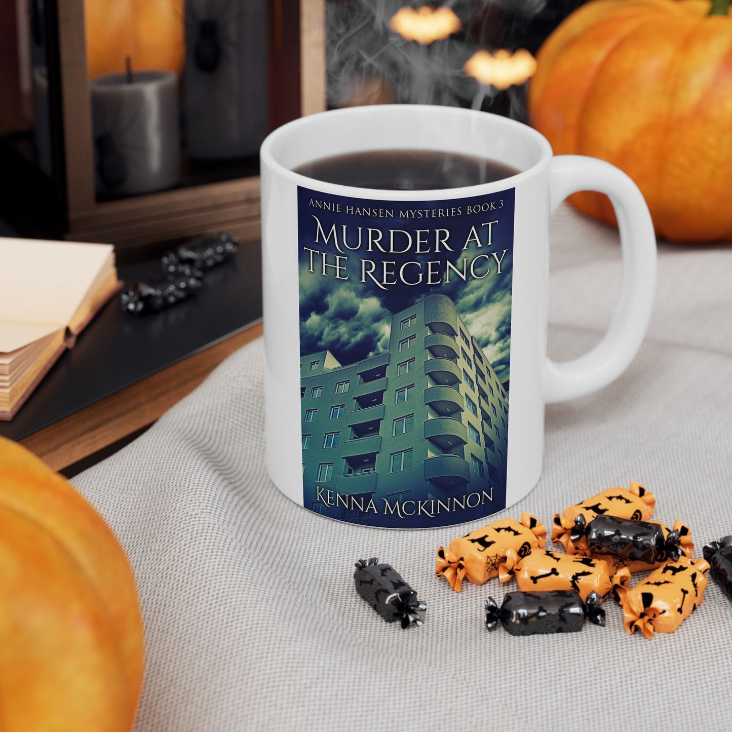 Murder At The Regency - White Coffee Mug