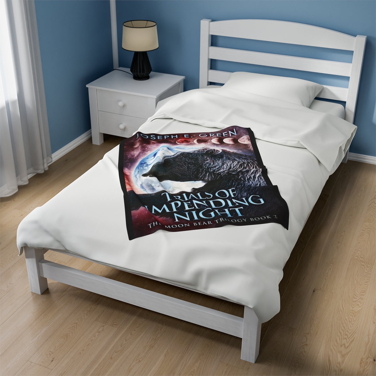 Trials Of Impending Night - Velveteen Plush Blanket