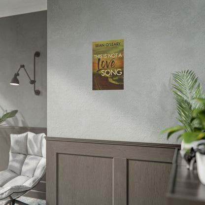 This Is Not A Love Song - Poster