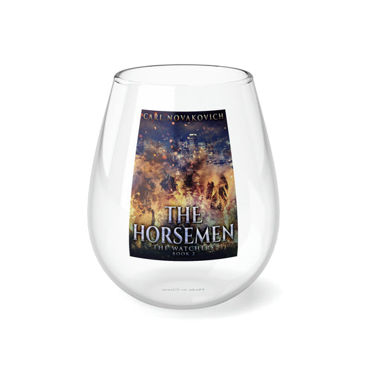 The Horsemen - Stemless Wine Glass, 11.75oz