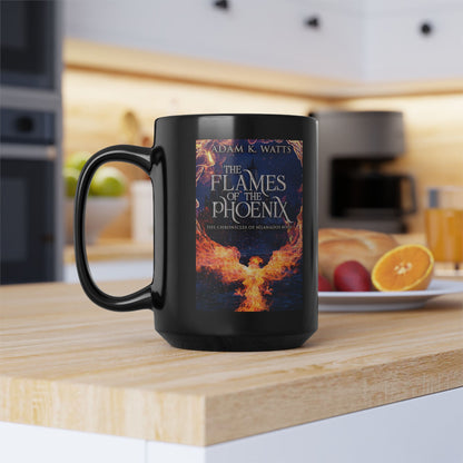 The Flames Of The Phoenix - Black Coffee Mug