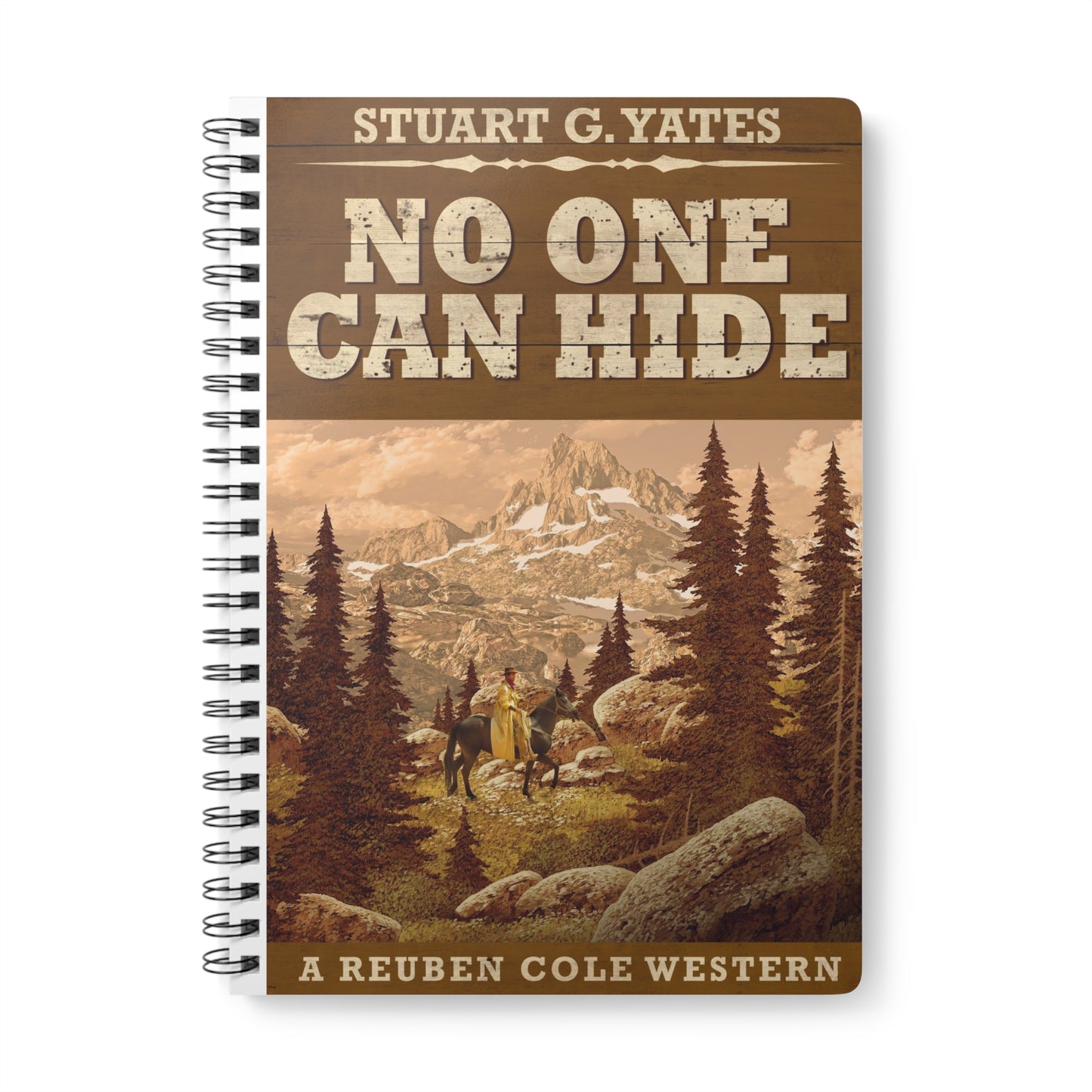 No One Can Hide - A5 Wirebound Notebook
