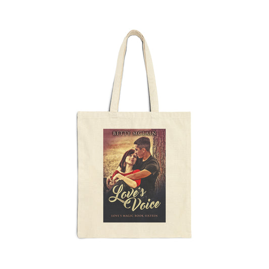 Love's Voice - Cotton Canvas Tote Bag