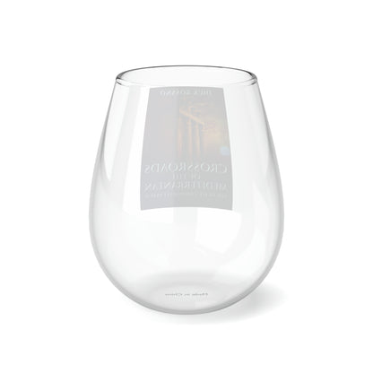Crossroads Of The Mediterranean - Stemless Wine Glass, 11.75oz