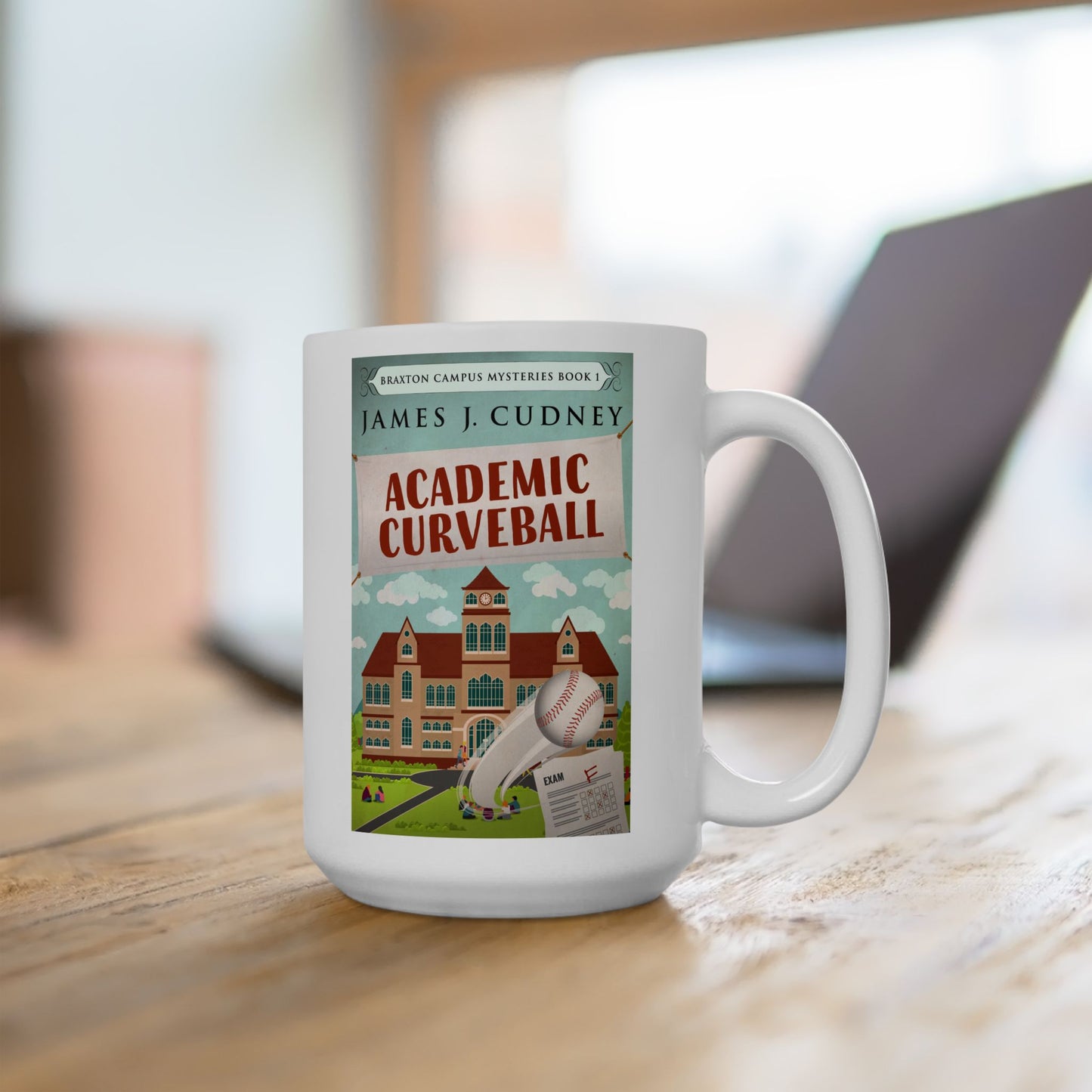 Academic Curveball - White Coffee Mug