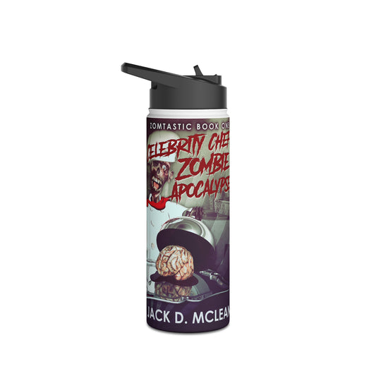 Celebrity Chef Zombie Apocalypse - Stainless Steel Water Bottle