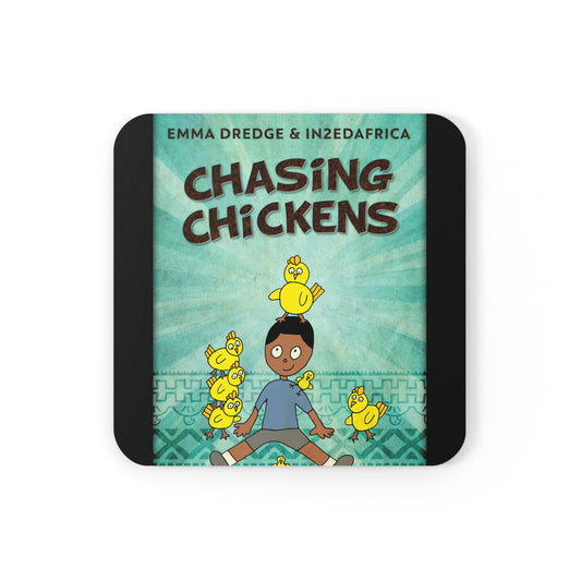 Chasing Chickens - Corkwood Coaster Set