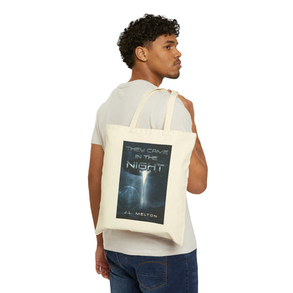 They Came In The Night - Cotton Canvas Tote Bag