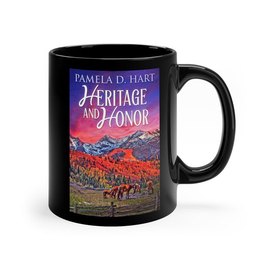 Heritage And Honor - Black Coffee Mug