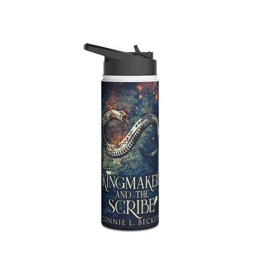 Kingmaker And The Scribe - Stainless Steel Water Bottle