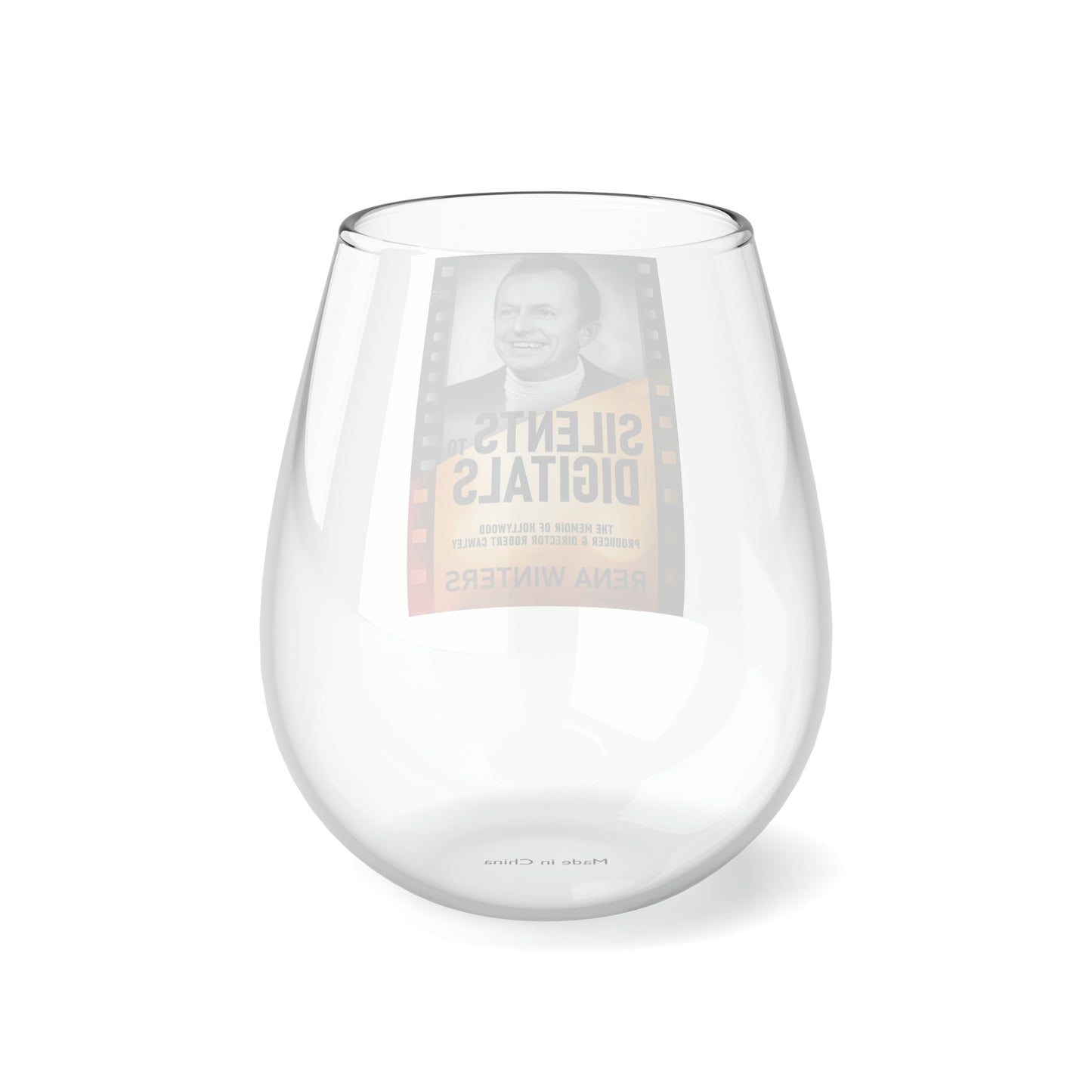 Silents To Digitals - Stemless Wine Glass, 11.75oz