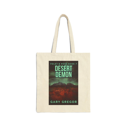 Desert Demon - Cotton Canvas Tote Bag