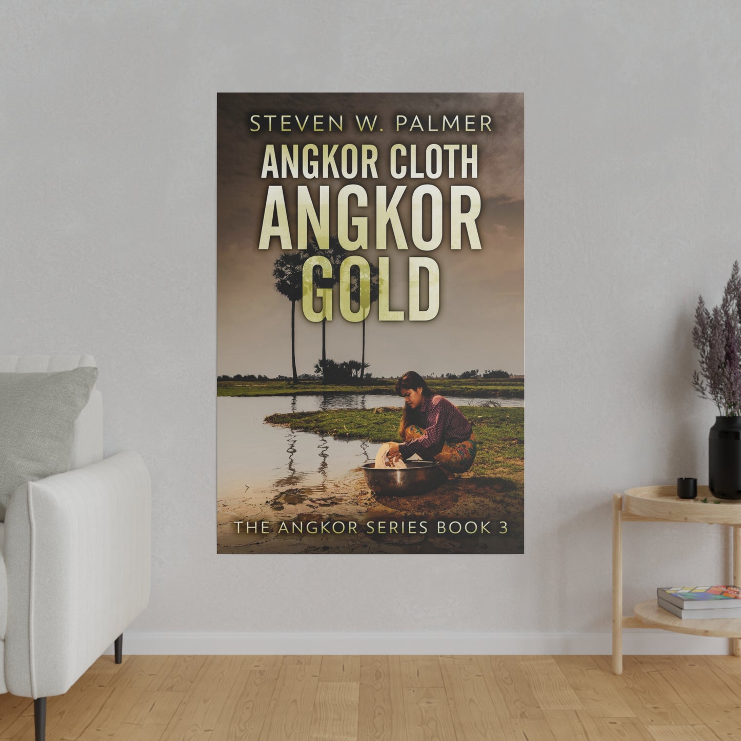 Angkor Cloth, Angkor Gold - Canvas