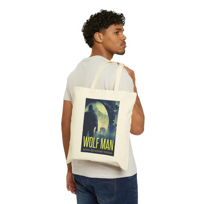 Wolf Man - Cotton Canvas Tote Bag