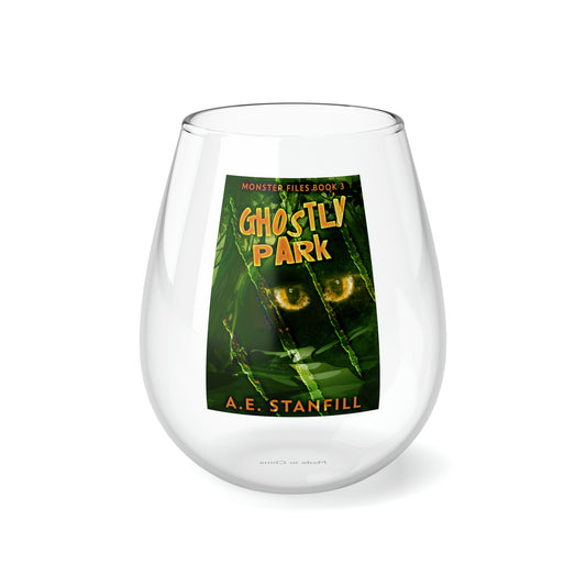 Ghostly Park - Stemless Wine Glass, 11.75oz