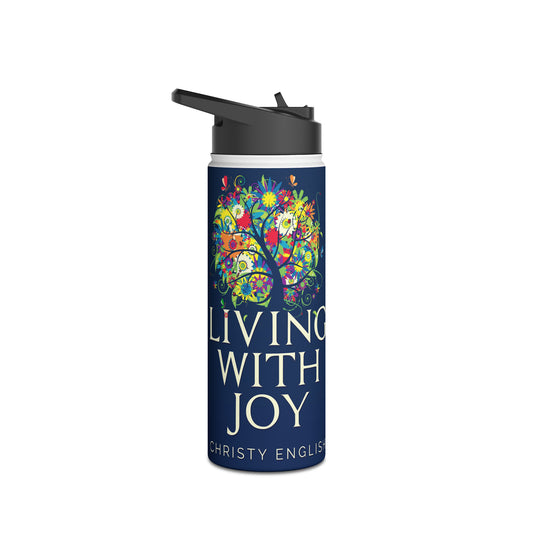 Living With Joy - Stainless Steel Water Bottle