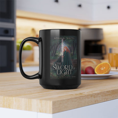 The Sword of Light - Black Coffee Mug