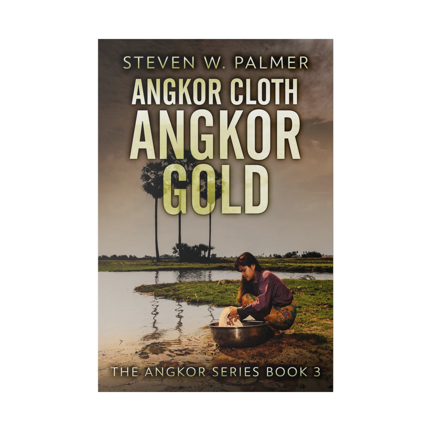 Angkor Cloth, Angkor Gold - Canvas