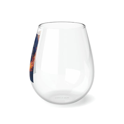 The Flames Of The Phoenix - Stemless Wine Glass, 11.75oz