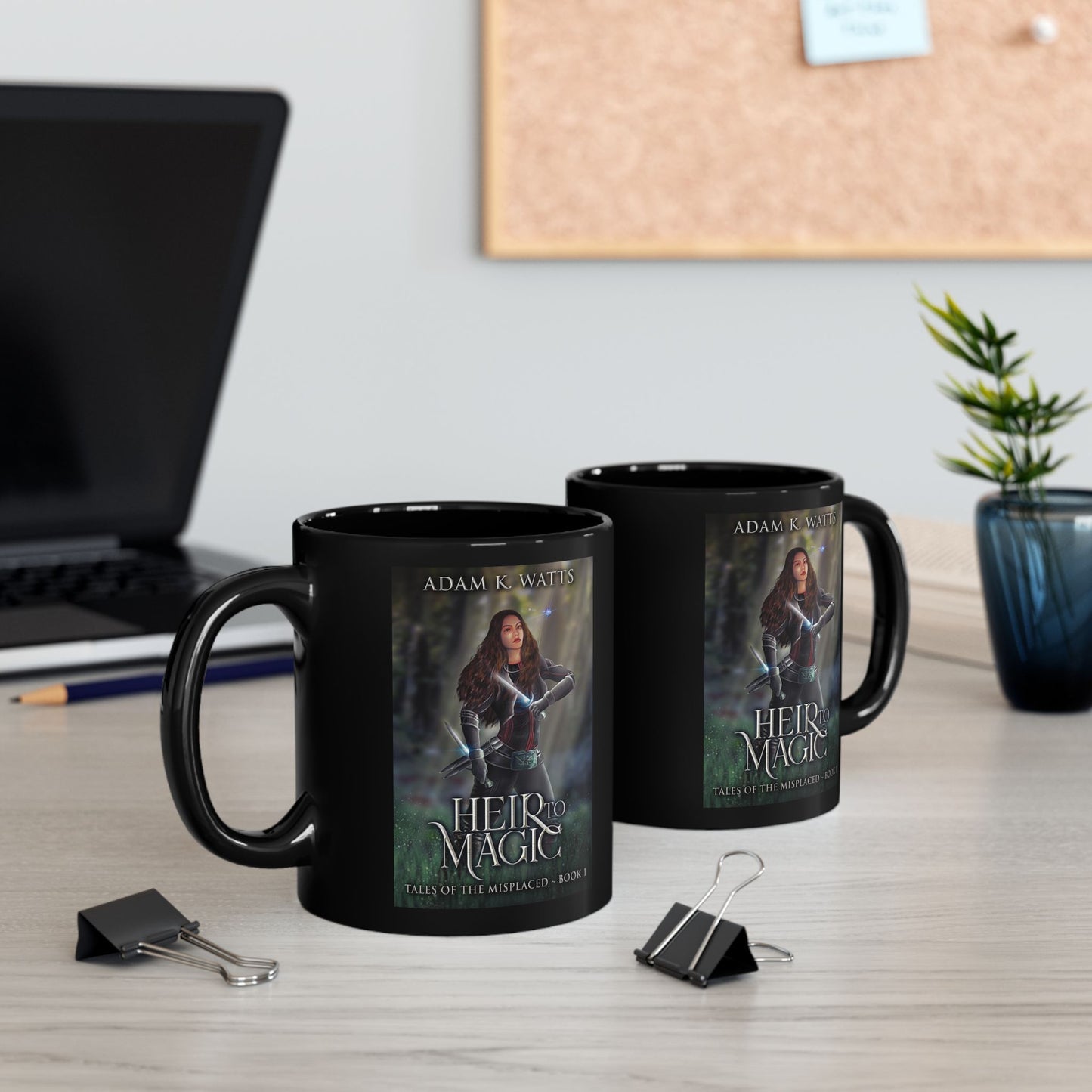 Heir To Magic - Black Coffee Mug