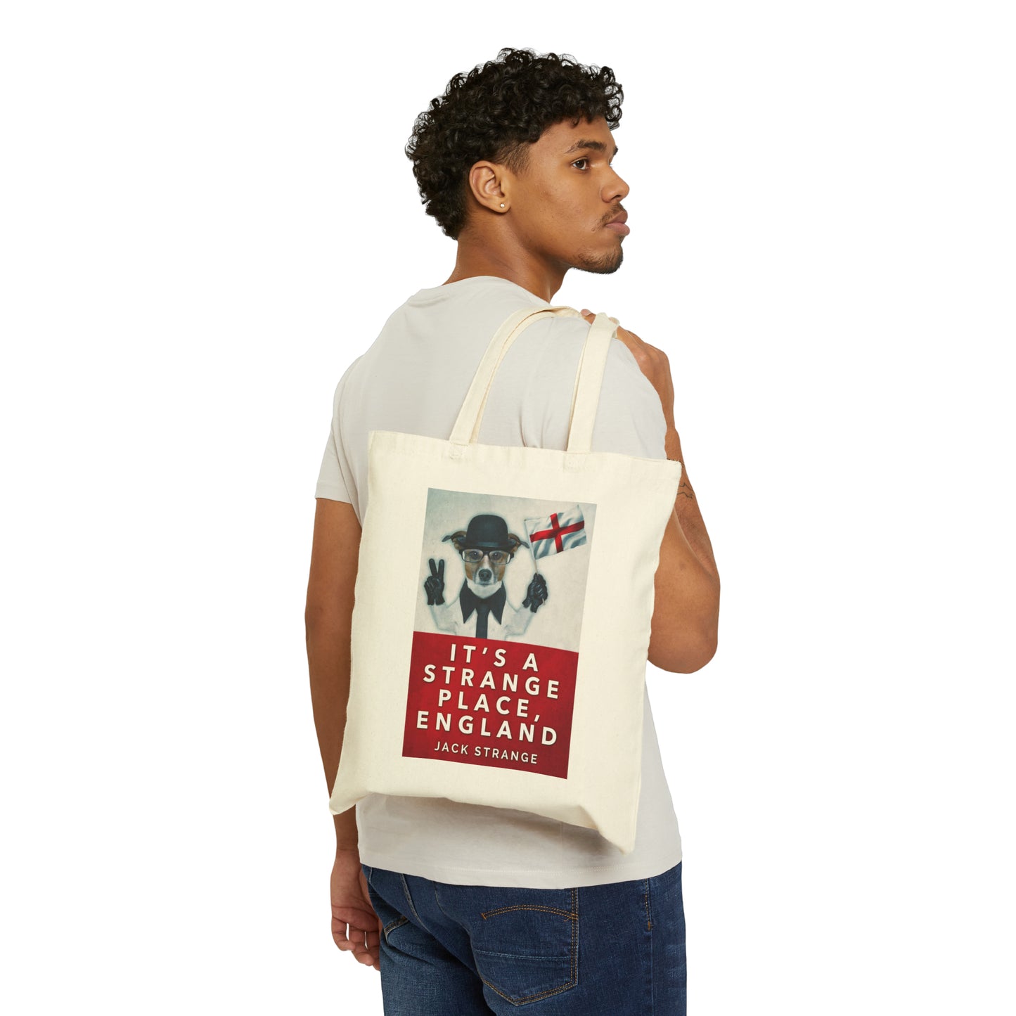 It's A Strange Place, England - Cotton Canvas Tote Bag