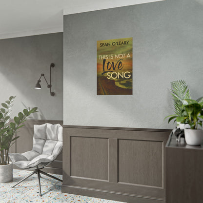 This Is Not A Love Song - Poster