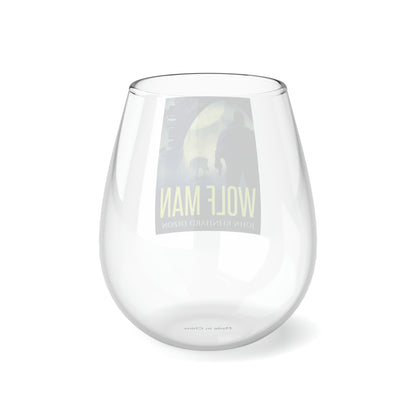 Wolf Man - Stemless Wine Glass, 11.75oz