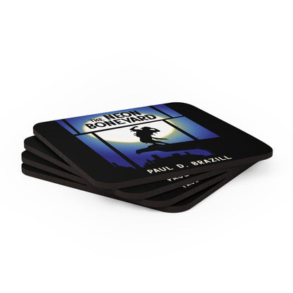 The Neon Boneyard - Corkwood Coaster Set