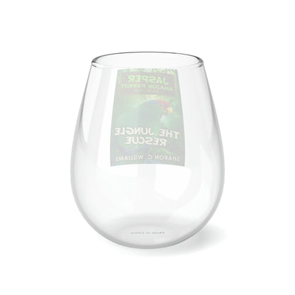 The Jungle Rescue - Stemless Wine Glass, 11.75oz