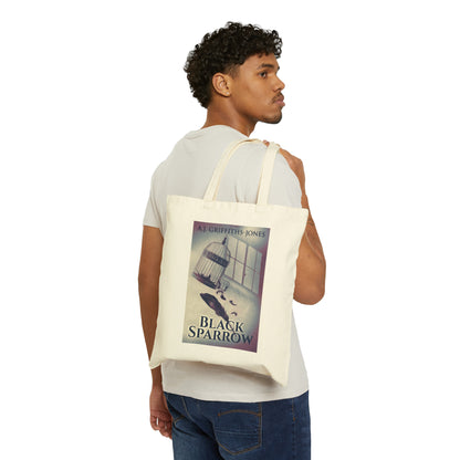 Black Sparrow - Cotton Canvas Tote Bag