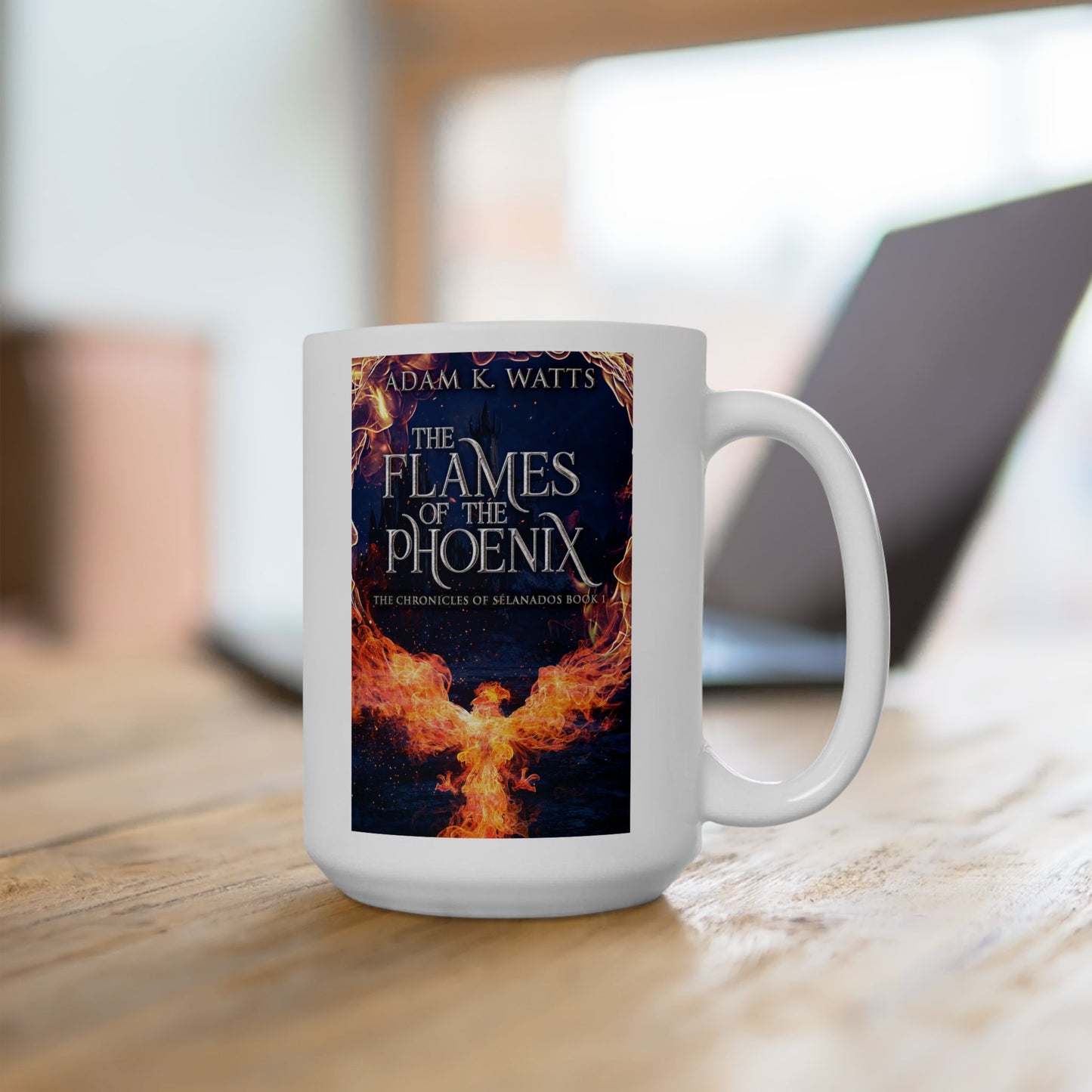 The Flames Of The Phoenix - White Coffee Mug