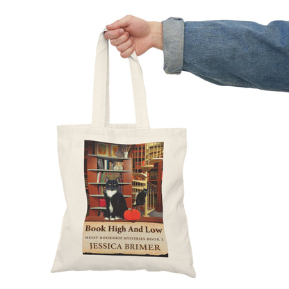 Book High And Low - Natural Tote Bag