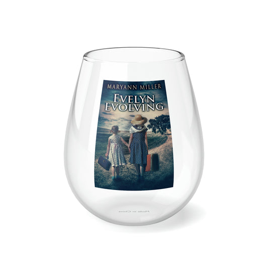 Evelyn Evolving - Stemless Wine Glass, 11.75oz