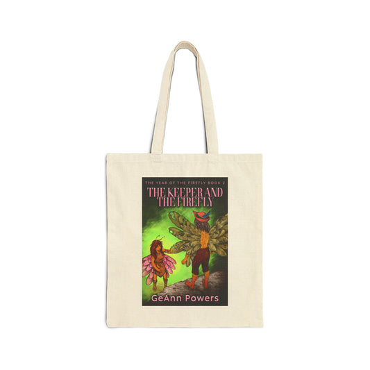 The Keeper And The Firefly - Cotton Canvas Tote Bag