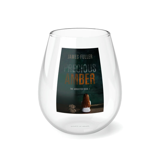 Precious Amber - Stemless Wine Glass, 11.75oz