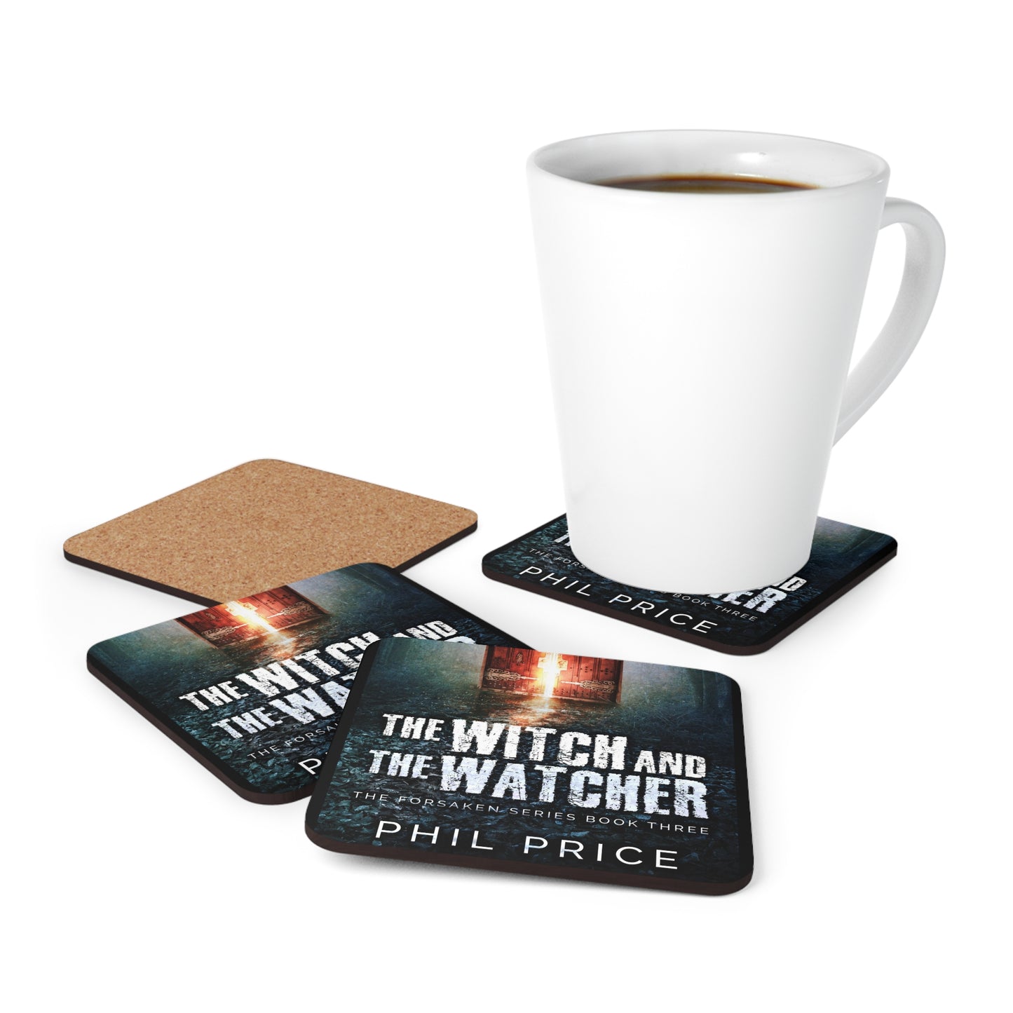 The Witch and the Watcher - Corkwood Coaster Set